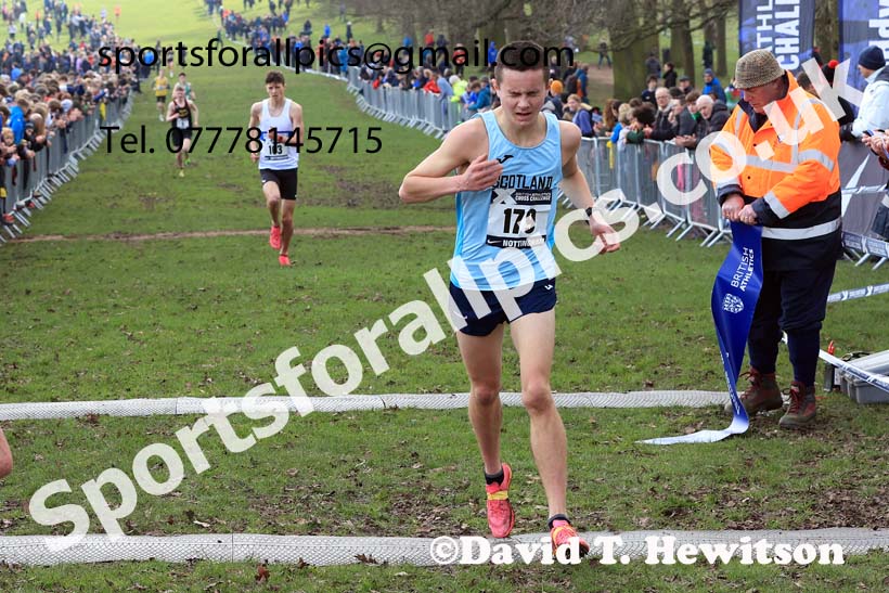Mens Under-20s, 2024 CAU Inter Counties Cross Country Champs., Wollaton Park, Nottingham. Photo: David T. Hewitson/Sports for All Pics